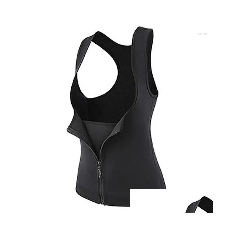 Women`s Shapers CXZD Women Sweat Waist Trainer Vest Slimming Corset Weight Loss Body Shaper Sauna Compression Shirt Belly Girdle Tops