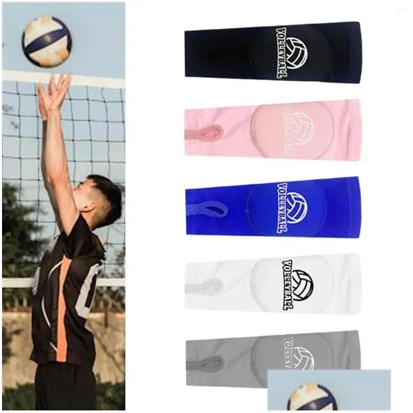 Knee Pads 2x Volleyball Arm Sleeve Gloves Passing Forearm Sleeves Brace Protectors For Outdoor Basketball Work Gaming Youth