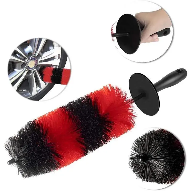 Car Sponge Drop Brush Wheel Hub Special Hair Tire Soft Cleaning Beauty Supplies Delivery Automobiles Motorcycles Care Otlxl
