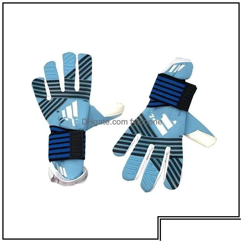 Sports Gloves Sports Gloves Top Quality Soccer Goalkeeper Football Predator Pro Same Paragraph Protect Finger Performance Zones Techni