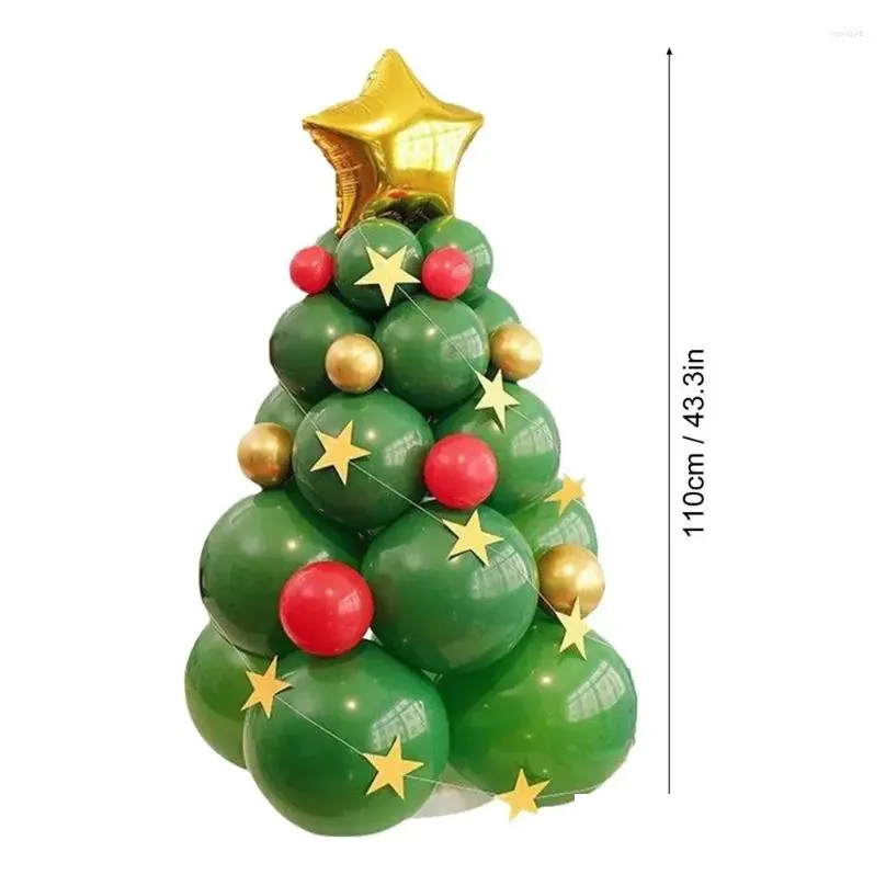 Party Decoration Christmas Balloons Inflatable Kit Green Latex For Home Entrances Courtyards