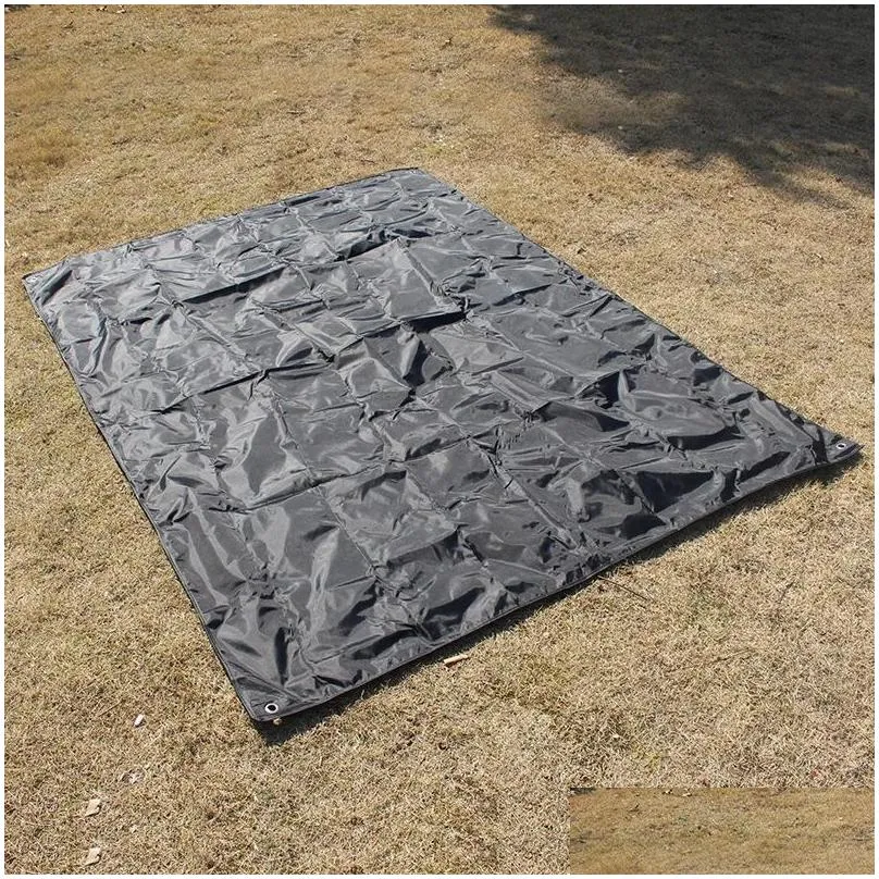Mat 210*150cm Outdoor Camping Mat Pad Rainproof Double Sided Picnic Tent Blanket Foldable Oxford Beach Mat Ground Sheet Tarp Mats
