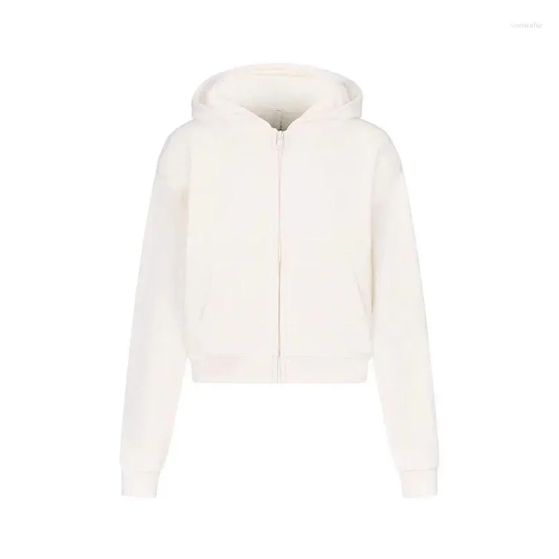 Women`s Hoodies Trendy Clothes For Women Zip Hoodie Short Zippered Jacket