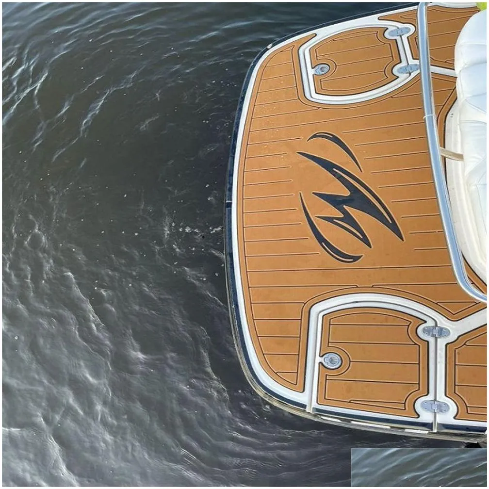 2019 Monterey 258SS Swim Platform Cockpit Pad Boat EVA Foam Teak Deck Floor Mat With Good Quality