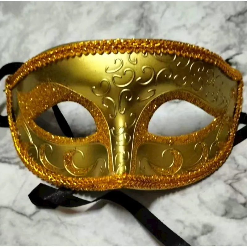 Party Mask Masks Venetian Masquerade Halloween Y Carnival Dance Cosplay Fancy Wedding Gift Mix Color Drop Delivery Events Supplies Dhmyo