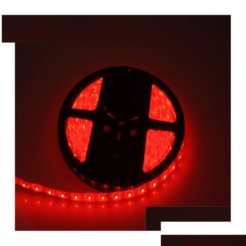 led strips 5m set 3528smd 60led led strip light waterproof 24keys ir remote controller power supply adapter white/red/rgb led strips