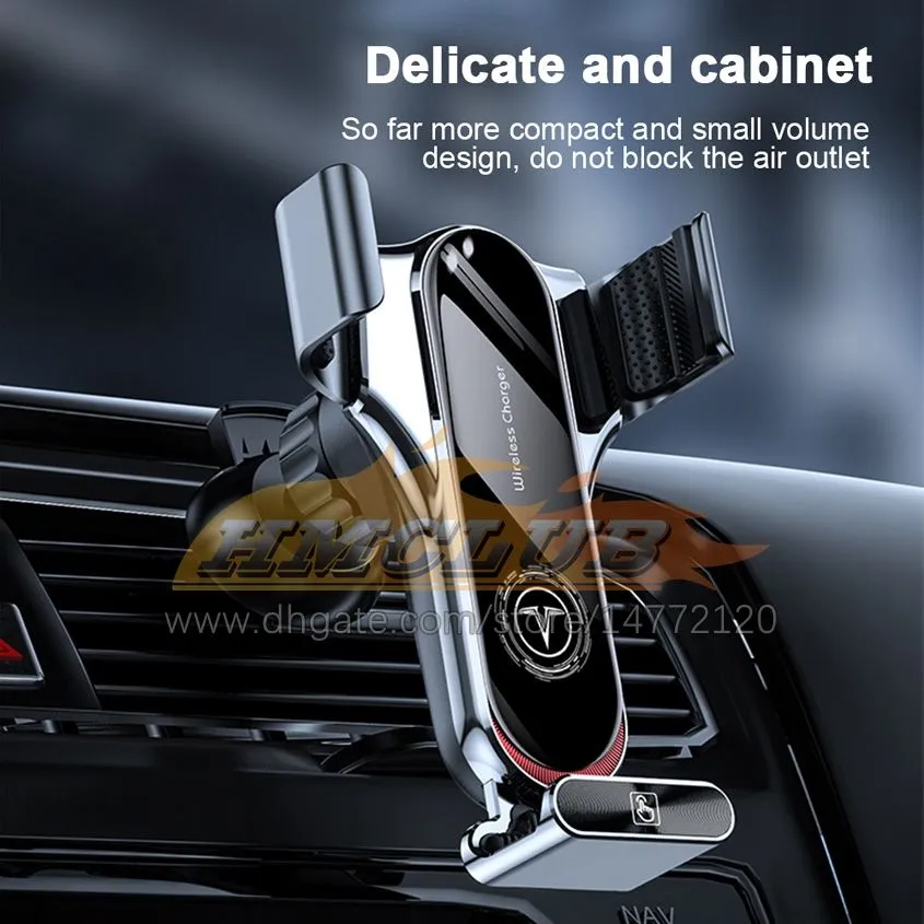 CC172 15W Magnetic Cars Wireless  Air Vent Mount Phone Holder Stand For Phone Iphone Samsung Xiaomi Qi Induction Car Chargering