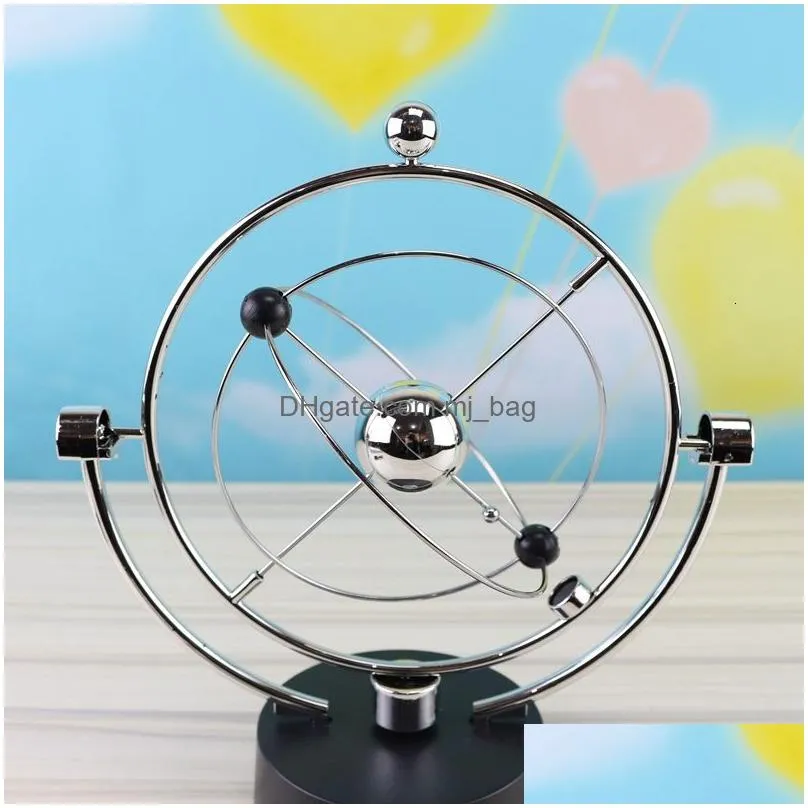 Decorative Objects & Figurines Science Solar System Art Usb/Battery Powered Impregnation Perpetual Motion Object Desk Decor For All Ag Dhuok