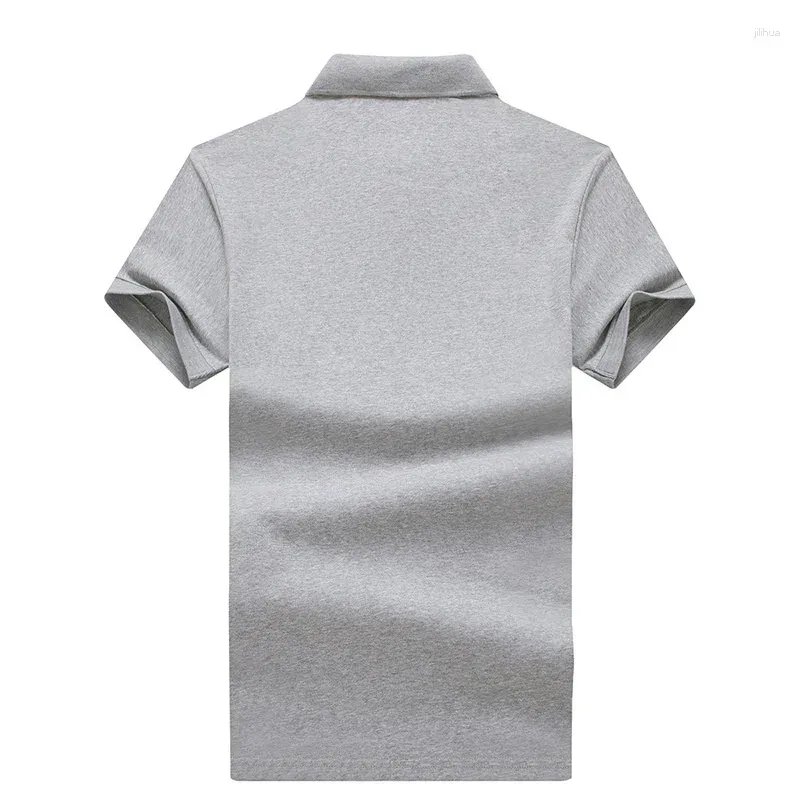 Men`s Polos Summer Polo Shirts Men Casual Fashion Slim Fit Cotton T Shirt For Breathable Print Camisas De Homme Big Size M-4XL