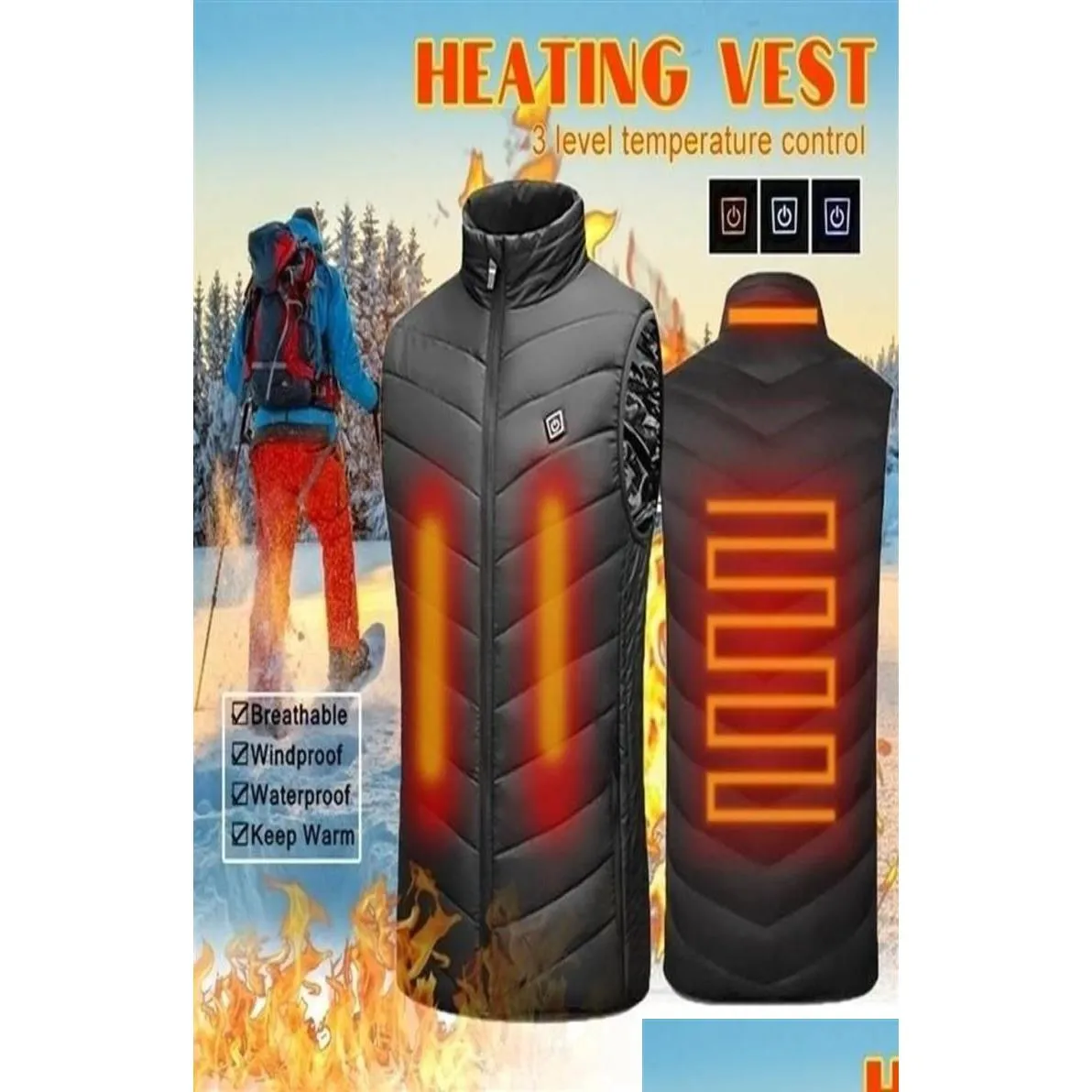 Self heating vest gilet chaleco heated veste chauffante avec batterie doudoune homme hiver chaleco calefactable hombre285A8247183