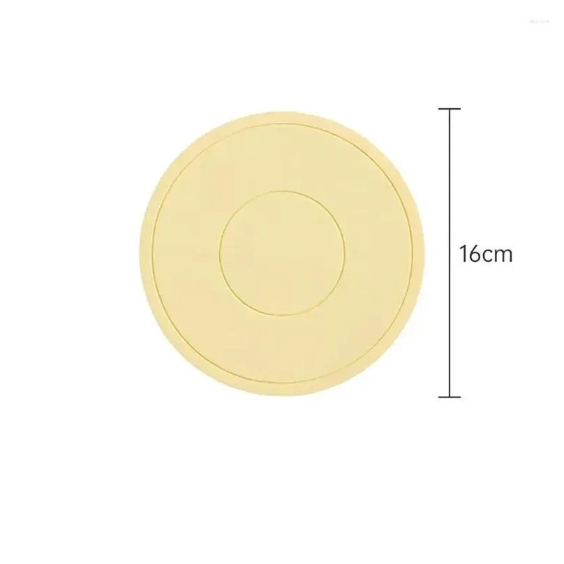 Table Mats Round Heat Insulation Mat Nordic Resistant Non-slip Silicone Trivet Double-side Design Pot Holders Kitchen