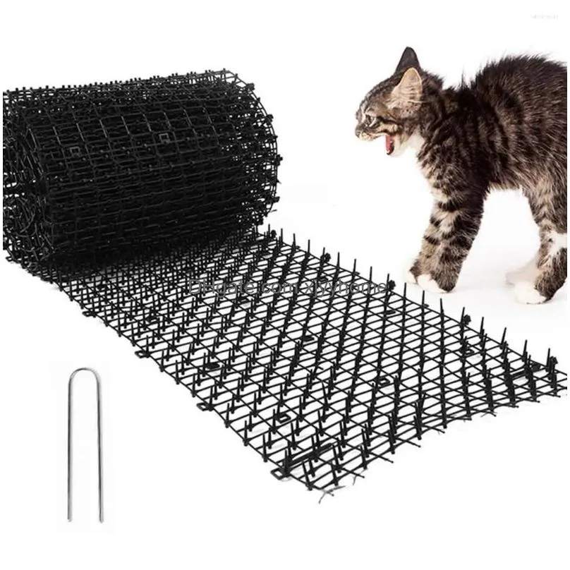 Cat Carriers,Crates & Houses Carriers Fence Wall Spikes With Anti-Cat Dog Animal Repellent Mat 1.8Mm 30Cm 2M Thicken Portable Garden S Dhkfe