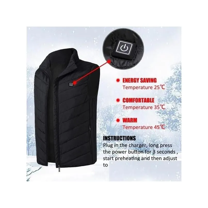 Self heating vest gilet chaleco heated veste chauffante avec batterie doudoune homme hiver chaleco calefactable hombre285A8247183