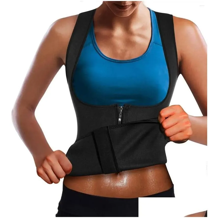 Women`s Shapers CXZD Women Sweat Waist Trainer Vest Slimming Corset Weight Loss Body Shaper Sauna Compression Shirt Belly Girdle Tops