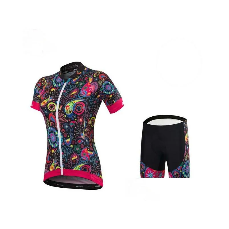 Sets 2024 Women Cycling Jersey Set Bike Clothing Bicycle MTB Sport Wear Short Sleeve Ciclismo Roupa