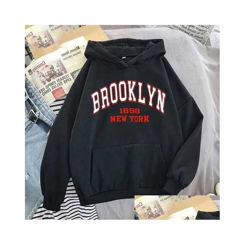 Men`s Sweaters Men Fashion Hoodie Kids Hip Hop Hoodies Women Sweatshirts Boy Coats  Sweats Clothing Letter Brooklyn