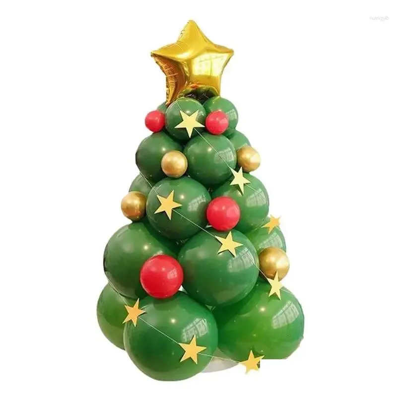 Party Decoration Christmas Balloons Inflatable Kit Green Latex For Home Entrances Courtyards