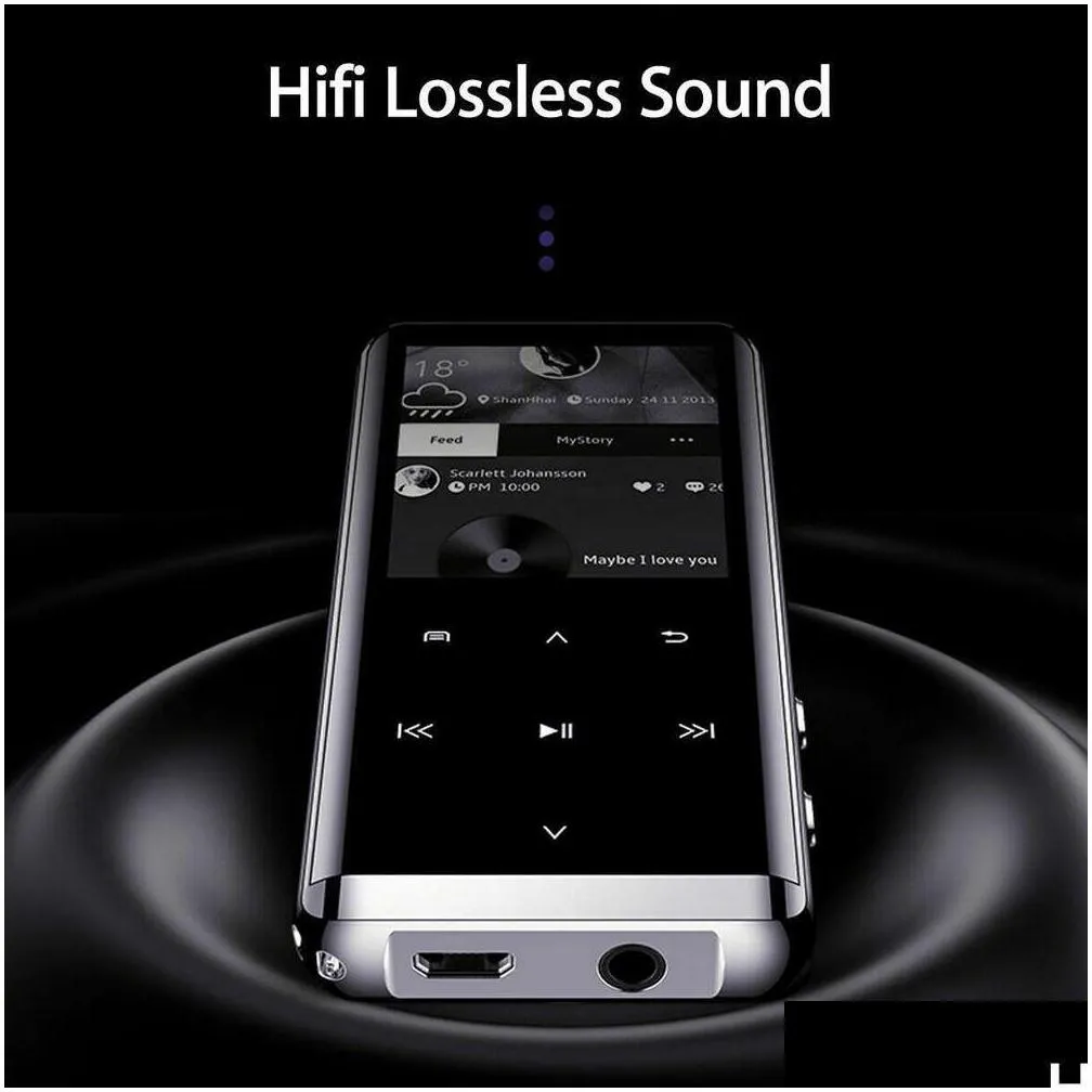 Digital Voice Recorder Excellent M13 Bluetooth Hifi Player E-Book Ai Intelligent High-Definition Noise Reduction Controlled Mp4 Drop Dhgiv