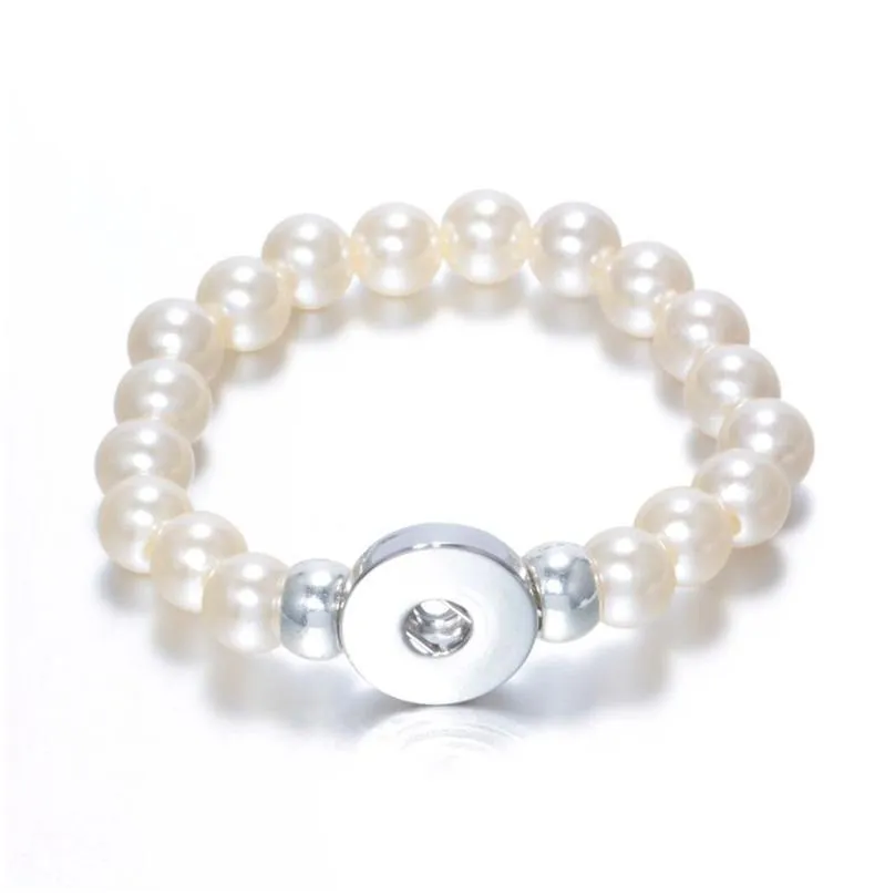 18mm button snap noosa chunks bracelets for women fashion trendy beaded bracelet jewelry diy charms girls bangles bracelets 16