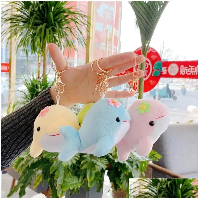 Kawaii Little  Plush Stuffed Toys Cute Keychain Pendant Wedding Bouquet Decor Accessories Doll Keyring Toy