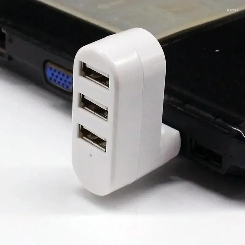 mini usb 2.0 hub multi splitter 3-usb ports durable rotary expander with small and compact size multifunction