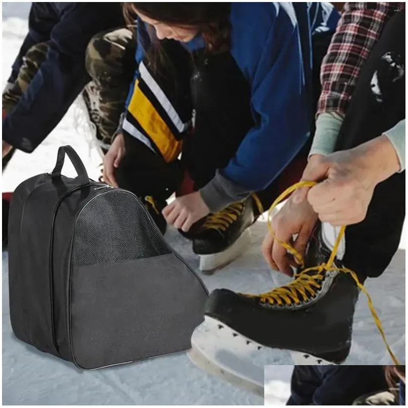 Outdoor Bags Roller Skate Bag Girls Boys Kids Handbag Carrier Ice Skating For Figure Skates Inline Quad