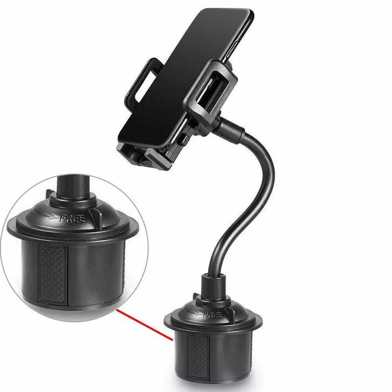 360 Degree Adjustable Car Cup Holder Universal Car Mount For Cell Phones GPS Bracket Interior Accessories Drinks Holders