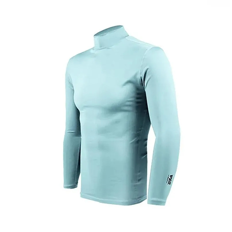 Shirts PGM Mens Sun Protection Shirt Ice Tights Long Sleeve T Shirt AntiUV Training Underwear Shirts Golf T Shirt Men