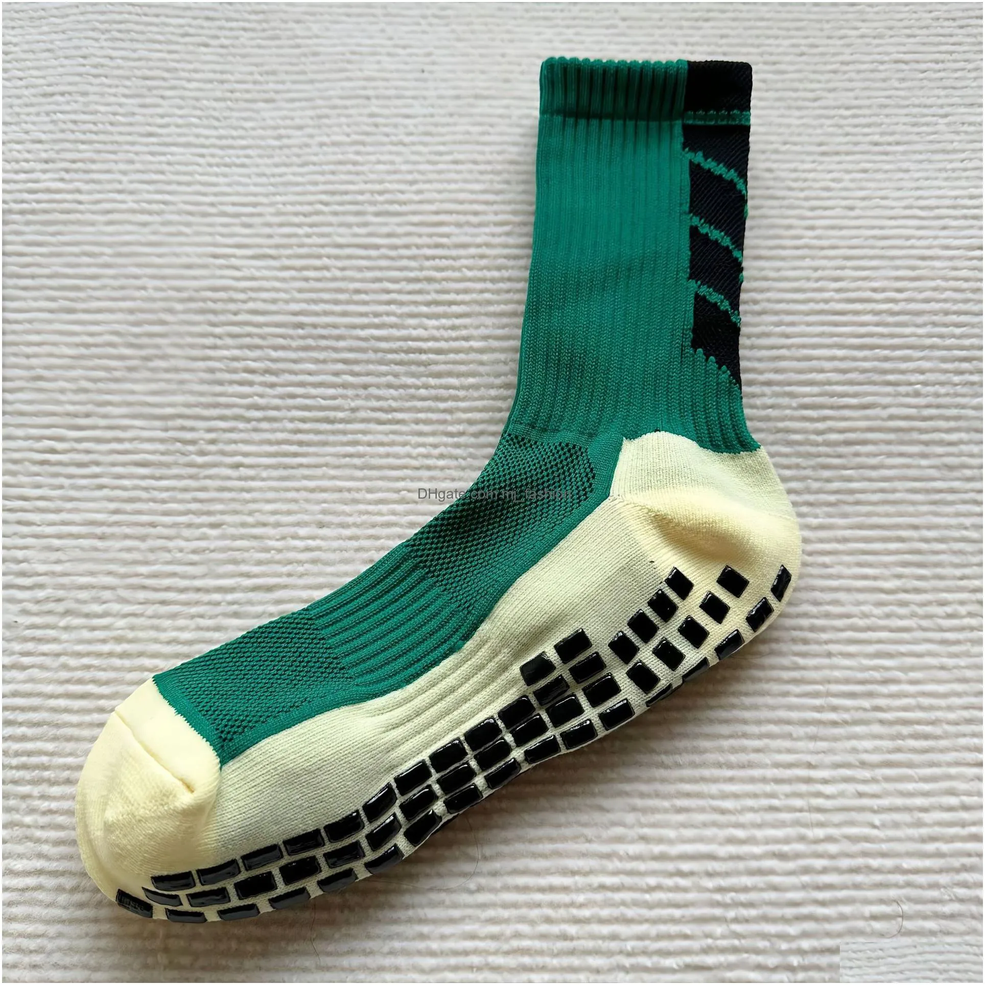 Sports Socks Football Men And Women Non-Slip Sile Bottom Soccer Basketball Grip Drop Delivery Outdoors Athletic Outdoor Accs Dhwpi