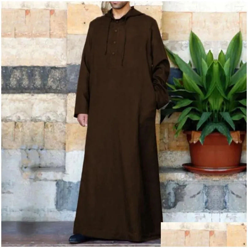 Ethnic Clothing Muslim Robe Men Jubba Thobe Saudi Arabia Kaftan Pour Homme Musulman Abaya Qamis Caftan Islamic Fashion Islam Dress Eid