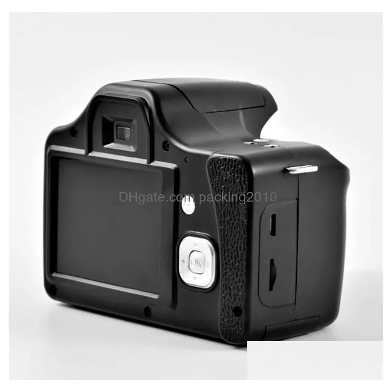 Camcorders 18X 1080P Hd Digital Camera Mirrorless 3.0 Inch Tft Lcd Sn Portable Max 24Mp Webcam Cmos Sensor For Mic Video Po Drop Deliv Dhbmw