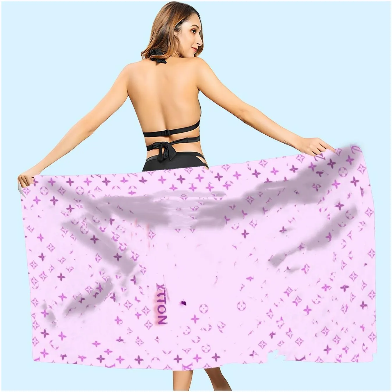 Classic Beach Towel Microfiber Not Easy to Lint Absorbent Factory Direct Sales Swimming Portable Printed Bath Towels