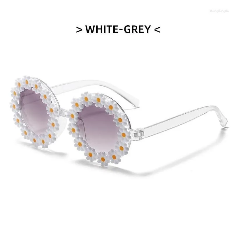 Sunglasses Dytymj Children Cute Sunshade Sunflower Girl Baby Anti-Traviolet Tide For Kids Gafas De Sol Drop Delivery Dhdwp