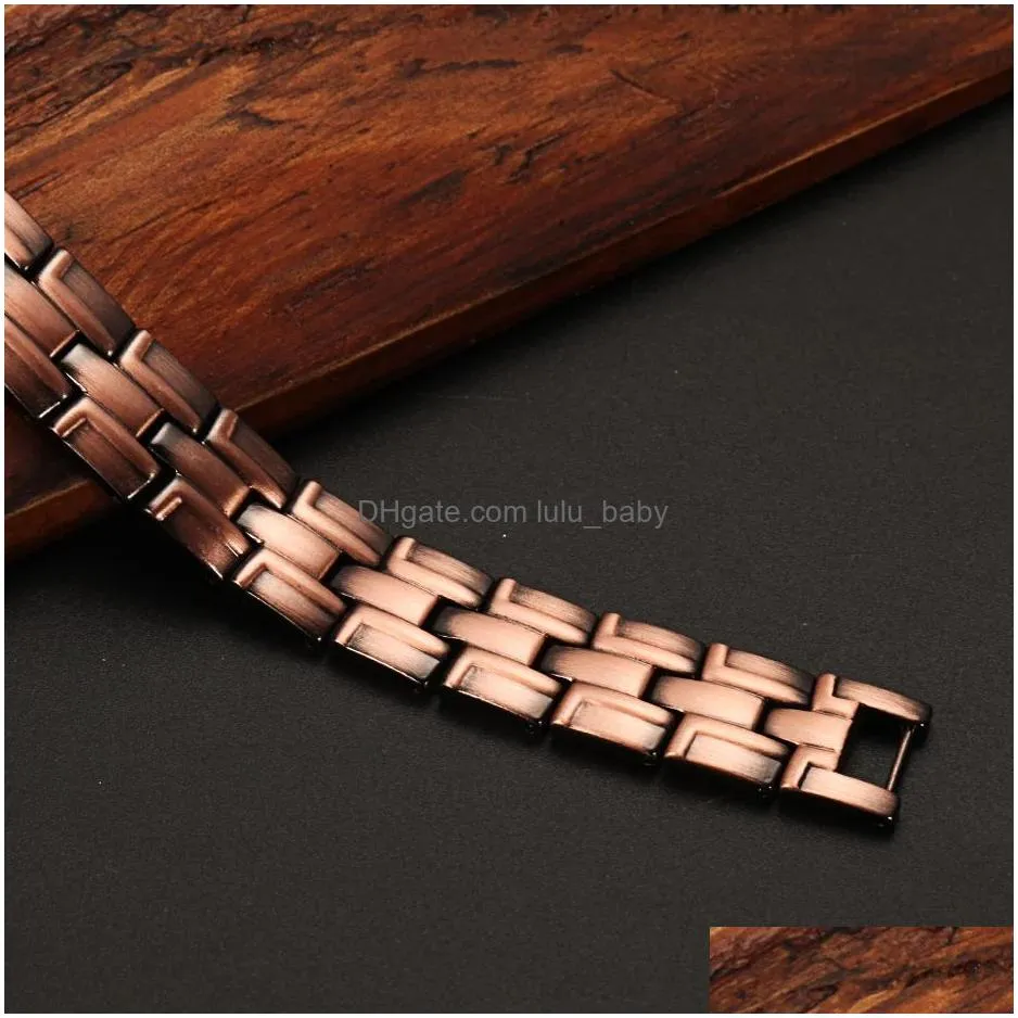 bracelets welmag copper bracelet for men bio energy one row magnet bangle therapy holagram magnetic healing bracelet