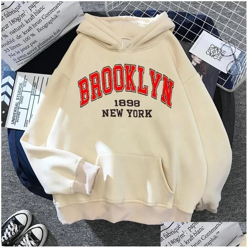 Men`s Sweaters Men Fashion Hoodie Kids Hip Hop Hoodies Women Sweatshirts Boy Coats  Sweats Clothing Letter Brooklyn