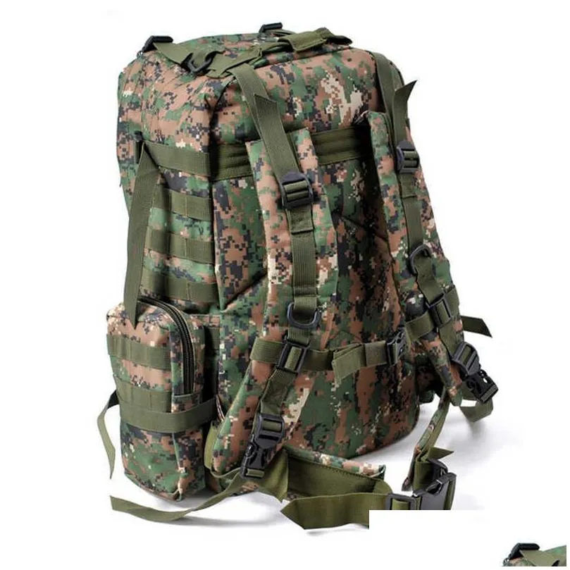 50L Military Tactical Backpack 4 in 1 Rucksack Bag Molle Camping Hiking Outdoor Climbing Travel Bag Army Multifunction Backpack