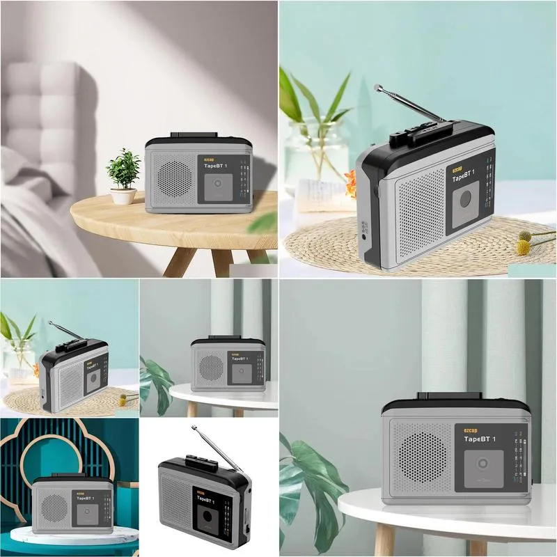 Radio Cassette Player Builtin Speaker Earphone Music Tape Drop Delivery Dhzkd