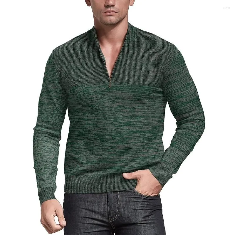 Men`s Sweaters Pullover Sweater Daily Holiday Brand Casual Keep Warm Knit Top Long Sleeve Male Medium Stretch Men Sweatshirt