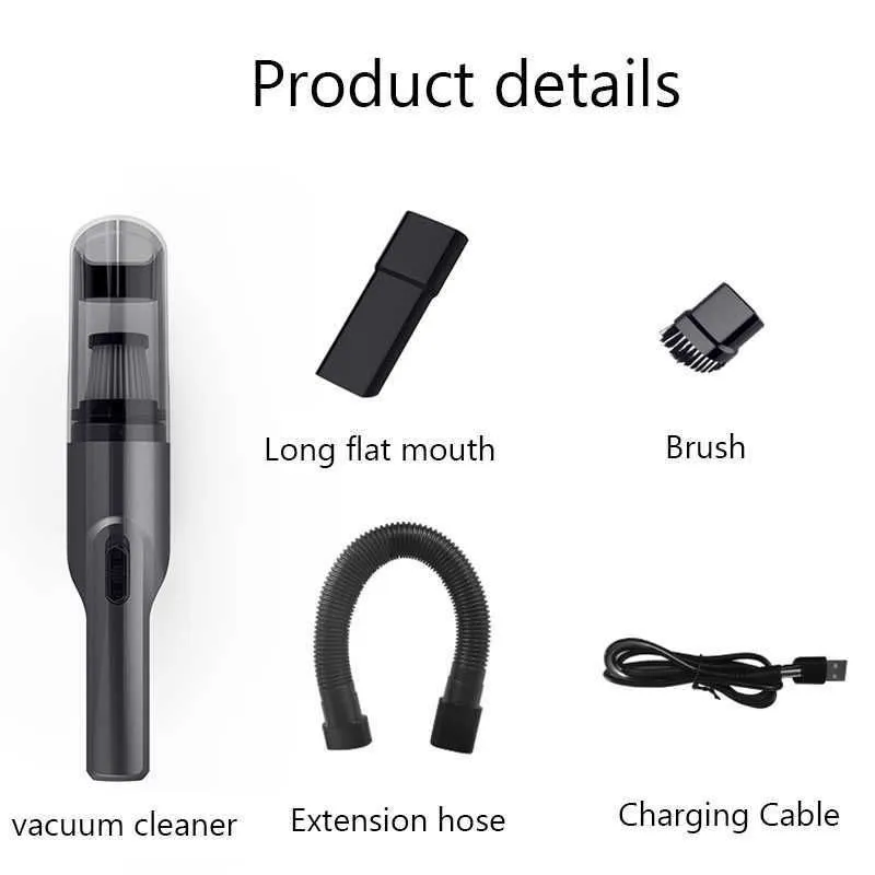 Wireless Car Vacuum Cleaner For Machine Cordless Portable Handheld Desktop Vacuum Cleaner For Home Appliance Car Products8505265