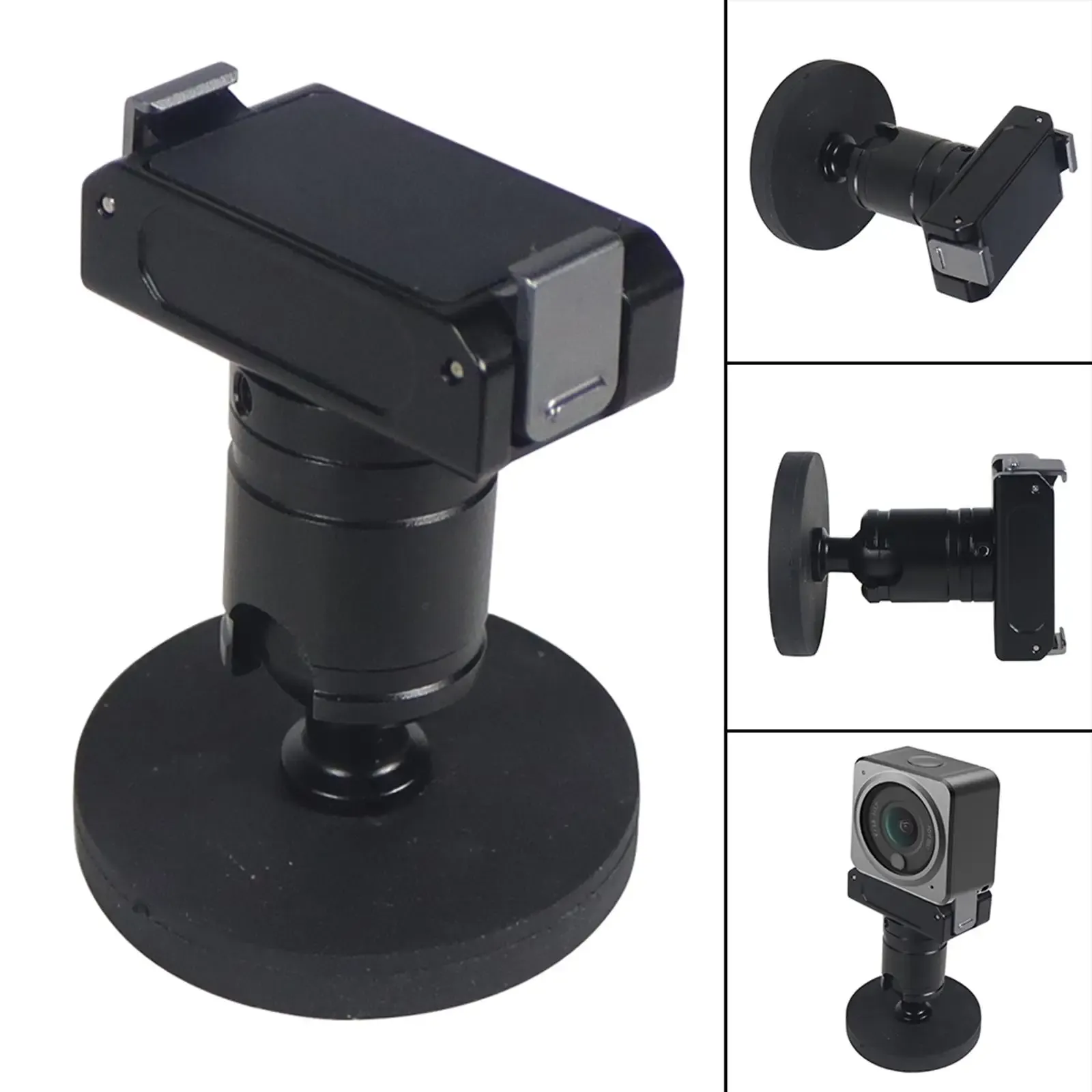 Magnetic Camera Mount 1/4 Interface Ball Joint Mount Bracket Tripod Adapter Magnet Holder Camera Stand for DJI Action 2 Accs