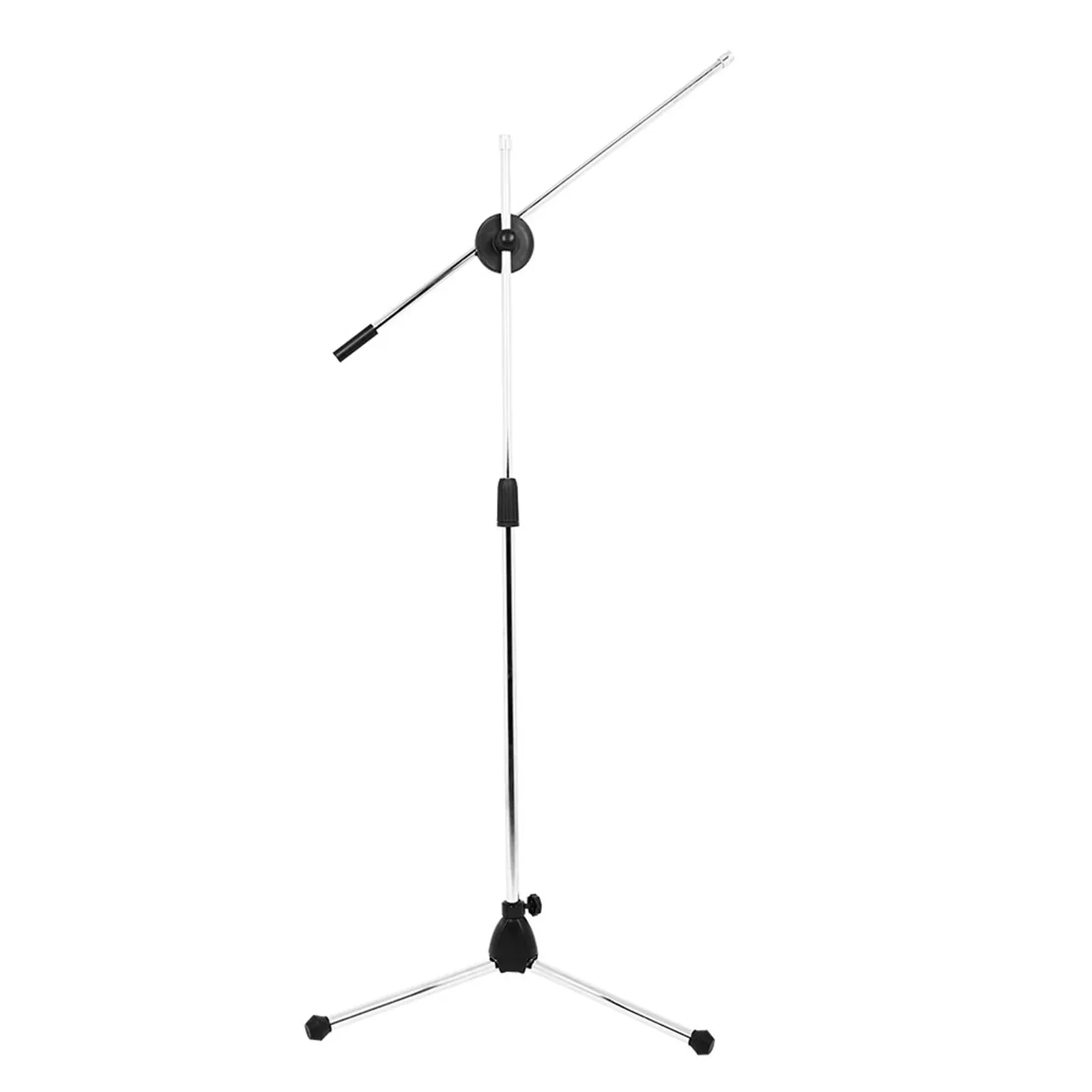 Professional Swing Boom Floor Stand Microphone Holder Ajustable Collapsible Mic Stand Stage Tripod Base With 2 Mic Clips