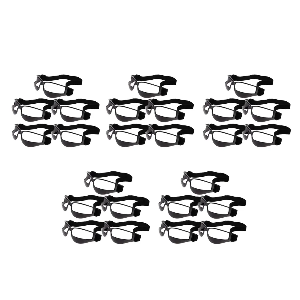 Bulk 25 Basketball Dribbling Goggles Eye Protection Dribble Specs Glasses for Soccer Basketball Tennis Lover