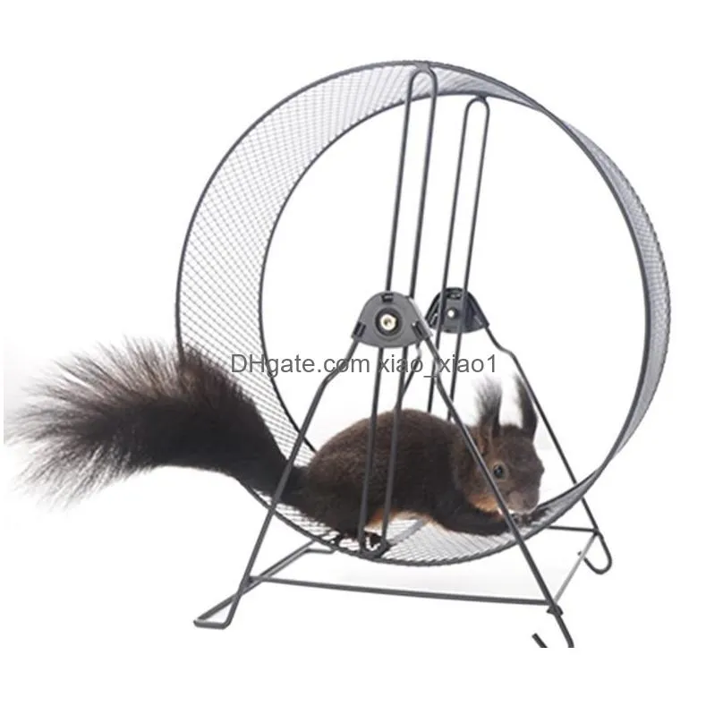 wheels small pet hamster running wheel with stand household running jogging toy for hamster gerbil small animal exercise playing