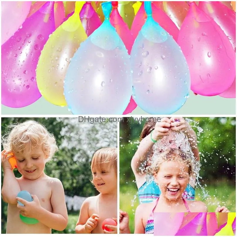 Party Decoration Water Balloon Toys Injection Rapid Filled Summer Waters Bomb Kids Water-Filled Balloons Beach Fun Chindren S Globos B Dhx4O
