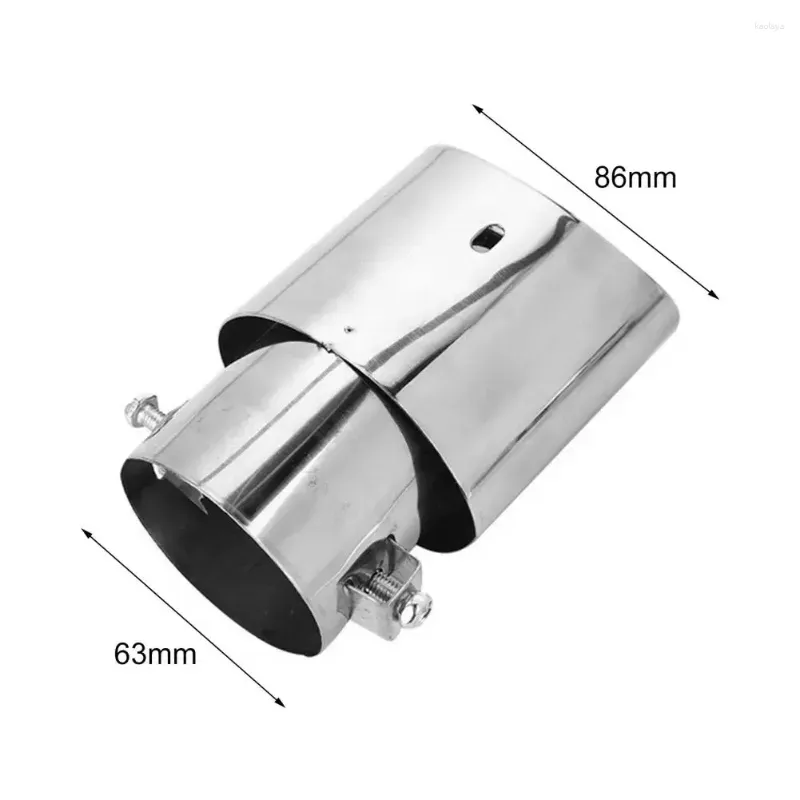 Smooth External Modification Car Tail Rear Pipe Tip Muffler Fine Workmanship Metal Exhaust For Vehicle