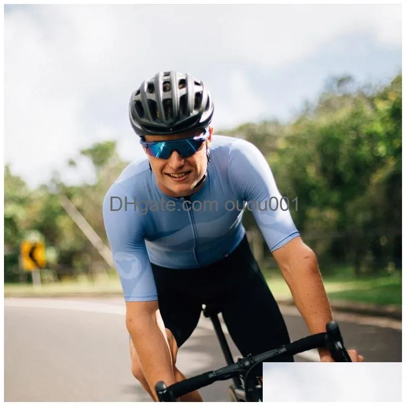 Cycling Shirts & Tops Men Jersey Summer Black Sheep Short Sleeve Ropa Ciclismo Road Bike Mtb Clothing Only 230822 Drop Delivery Sports Dhzra