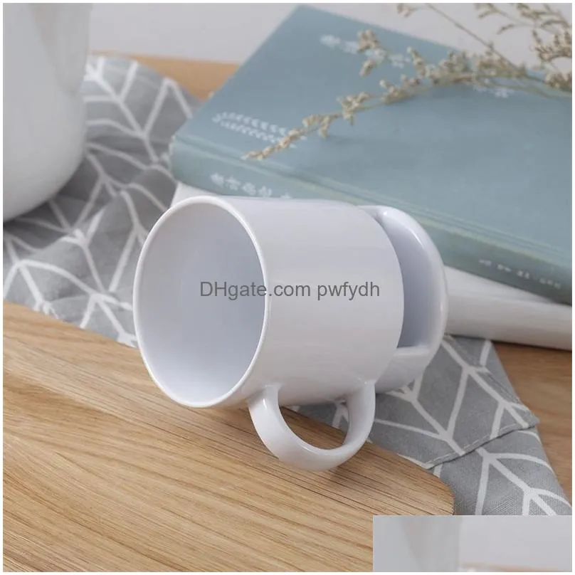 ceramic mug white coffee milk biscuits dessert 250ml cup tea cup kka3109 cookie home side for pockets office tea holder ewa5343
