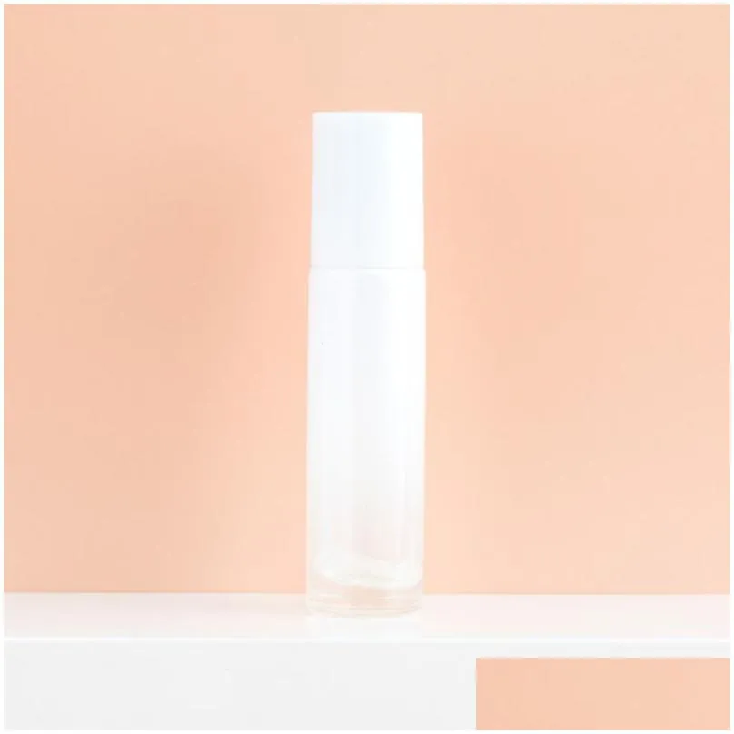 wholesale 10ml gradient  oil bottle glass roll on perfume crystal roller ball bottles packaging bottles