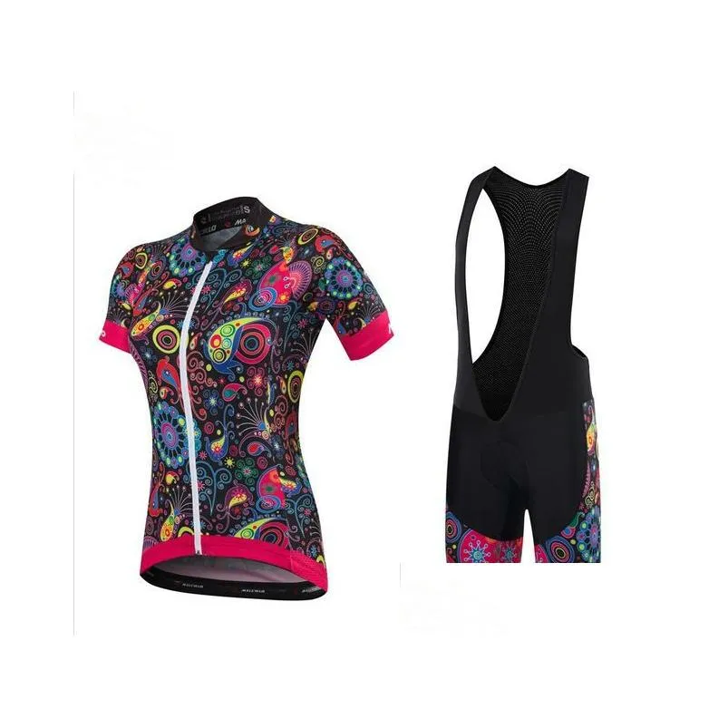 Sets 2024 Women Cycling Jersey Set Bike Clothing Bicycle MTB Sport Wear Short Sleeve Ciclismo Roupa