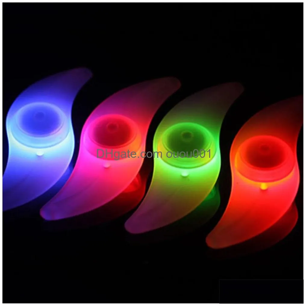 Bike Lights 3 Lighting Mode Led Neon Bicycle Wheel Spoke Light Waterproof Color Safety Warning Cycling Accessories Drop Delivery Sport Dhqyj